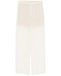 Alysi - Semi-Sheer Trousers - Lyst