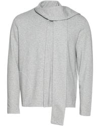 MM6 by Maison Margiela - Collar Long-Sleeves Sweater - Lyst