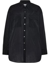 Rosetta Getty - Chemise Boutonnée À Col Pointu - Lyst