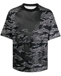 MASTERMIND WORLD - Camouflage-Print Short-Sleeved T-Shirt - Lyst