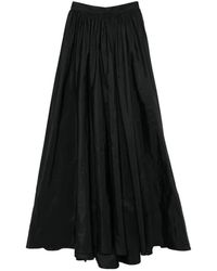 Elie Saab - Gathered Maxi Skirt - Lyst