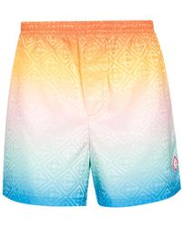 Casablancabrand - Gradient Jacquard Swim Shorts - Lyst