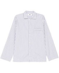 Tekla - Poplin Long-Sleeved Shirt - Lyst