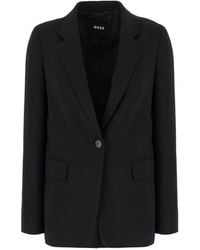 HUGO - Single-Breasted Blazer - Lyst