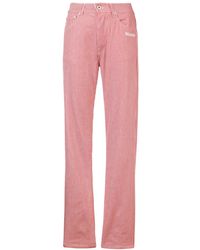 Off-White c/o Virgil Abloh - Vaqueros Con Motivo De Rayas - Lyst