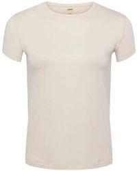 L'Agence - Ressi Crew-Neck T-Shirt - Lyst