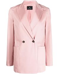 Paul Smith - Blazer Met Dubbele Rij Knopen - Lyst