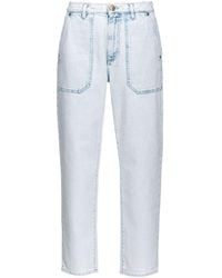 Pinko - Mid-rise Straight-leg Jeans - Lyst