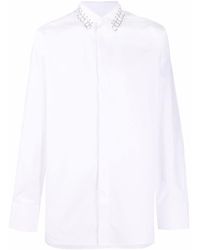 Givenchy - 4g Collar Cotton Shirt - Lyst