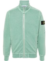 Stone Island - Compass-badge cotton sweatshirt - Lyst