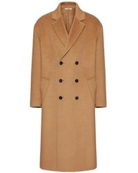 Valentino Garavani - Double-Breasted Wool Coat - Lyst