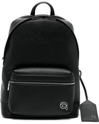 KARL LAGERFELD - Logo-Plaque Zipped Backpack - Lyst