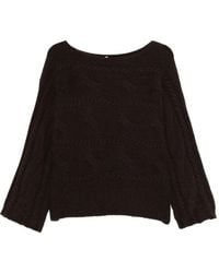 Liviana Conti - Pull En Maille Torsadée - Lyst