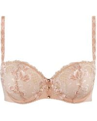 Aubade - Mélodie D'Été Embroidered Balconette Bra - Lyst
