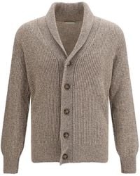 Brooksfield - Shawl-Collar Ribbed-Knit Cardigan - Lyst