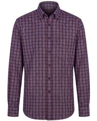 Slowear - Check-Pattern Button-Down Shirt - Lyst