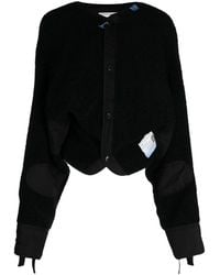 Maison Mihara Yasuhiro - Boa Liner Cropped Jacket - Lyst