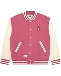 Aape By A Bathing Ape - Logo-Patch Bomber Jacket - Lyst