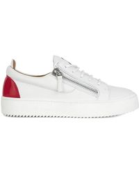 Giuseppe Zanotti - Double-Side Zip Sneakers - Lyst