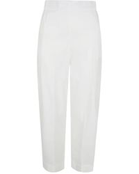 Liviana Conti - Broek Met Elastische Taille - Lyst