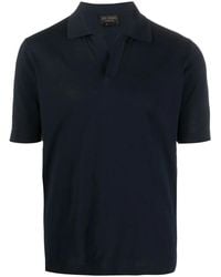 Dell'Oglio - Open-Placket Cotton Polo Shirt - Lyst