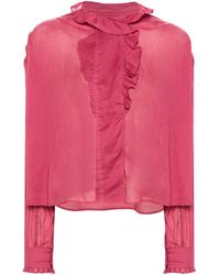 Isabel Marant - Pamiala Ruffle-trim Blouse - Lyst