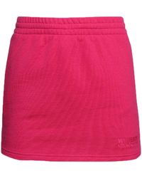 Vetements - Embroidered-Logo Mini Skirt - Lyst