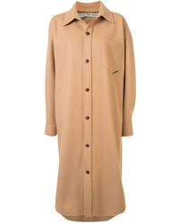 Alexander Wang Mantel im Oversized-Look - Braun