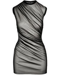 Ioana Ciolacu - Swirl Ruched Mini Dress - Lyst