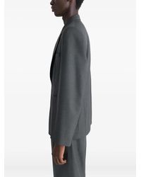 Lemaire Light Tailored Coat in Black for Men | Lyst Canada