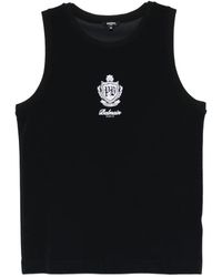 Balmain - Logo-Embroidered Tank Top - Lyst