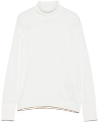Eleventy - Pull En Laine À Col Roulé - Lyst