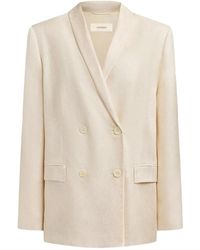 12 STOREEZ - Blazer Met Dubbele Rij Knopen - Lyst