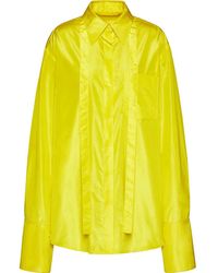 Valentino Garavani - Long-Sleeve Silk Shirt - Lyst