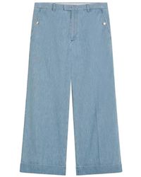 Valentino Garavani - Jean En Coton À Coupe Ample - Lyst