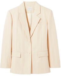 Claudie Pierlot - Blazer À Fines Rayures - Lyst