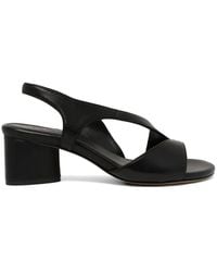 Vic Matié - Crossover Slingback Heeled Sandals - Lyst