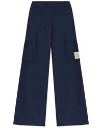 Off-White c/o Virgil Abloh - Patch-Pocket Wide-Leg Trousers - Lyst