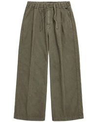 Massimo Osti Studio - Drawstring-Waist Wide-Leg Trousers - Lyst