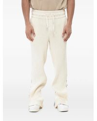 Off-White c/o Virgil Abloh - Lace-Up Ribbed Trousers - Lyst