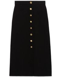 Claudie Pierlot - Fitted Knitted Midi Skirt - Lyst