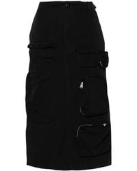 MM6 by Maison Margiela - Single Stitch-Logo Cargo Skirt - Lyst