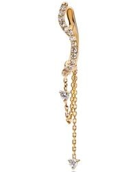 Maria Black - 14K Recycled Versailles Diamond Drop Huggie Earring - Lyst