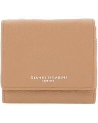Gianni Chiarini - Pebbled-Leather Zip Wallet - Lyst