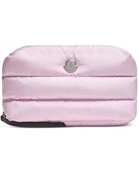 Moncler - Gesteppte Caradoc Kosmetiktasche Mit Logo - Lyst