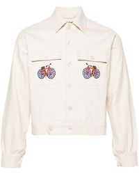 Bode - Bicycle Beaded-details Shirt Jacket - Lyst