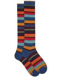 Gallo - Striped Cotton Socks - Lyst