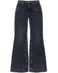 RE/DONE - '70s Mid-rise Flared Jeans - Lyst