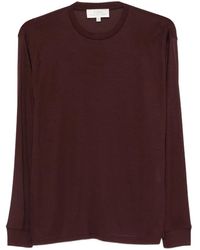 Studio Nicholson - T-Shirt Simmons A Maniche Lunghe - Lyst