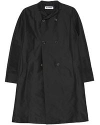 Jil Sander - Double-Breasted Notch-Lapel Coat - Lyst